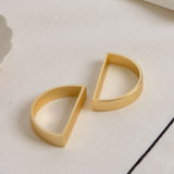 French Brasserie - Matt Gold Napkin Ring