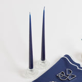 Ester & Eric Royal Navy Dinner Candle - Pack of 2