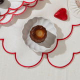 A touch of Red - Set of 4 Placemats