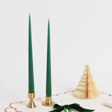 Ester & Eric Pine Green Dinner Candle - Pack of 2