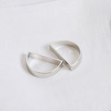 Silver Half Circle Napkin Ring