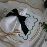 Free Downloadable Menu - The Festive Season (Green)