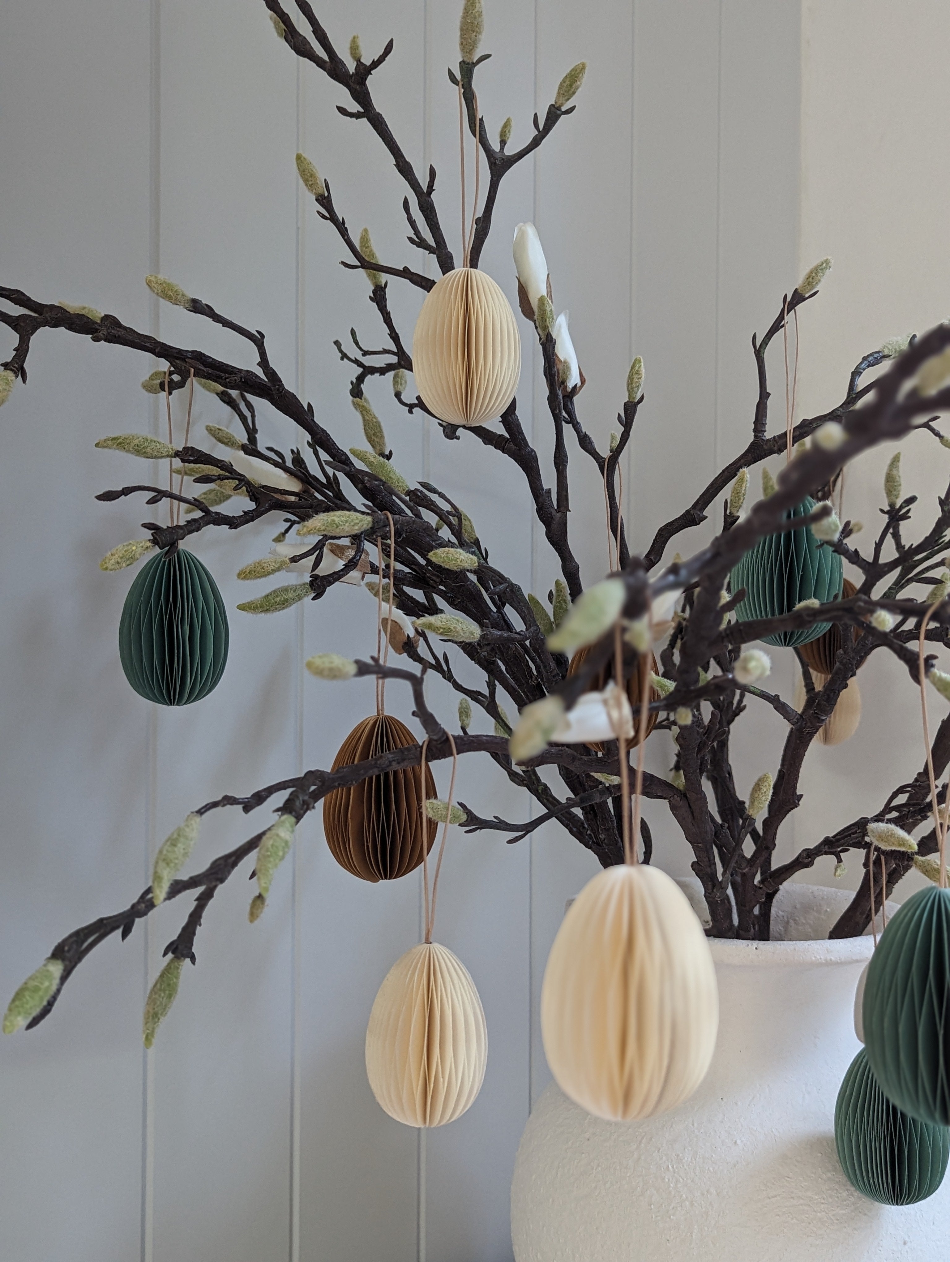 Seafoam Hanging Easter Egg H7cm