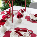 Burgundy Collection - Set of 4 Napkins