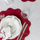Burgundy Collection - Set of 4 Napkins
