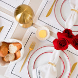 tablescape using our french brasserie set